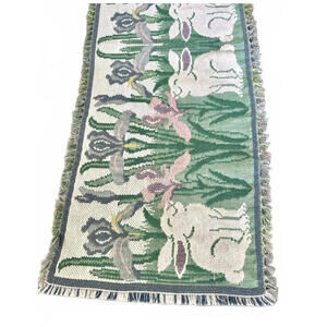Park B. Smith  - Easter Bunny 72" TABLE RUNNER Spring Rabbit Iris Spring